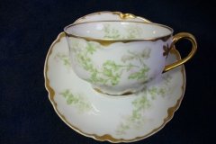 HAVILAND APPLE BLOSSOM SCH 61L- CUP & SAUCER   .....   http://jaapiesfinechinastore.com