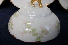 HAVILAND APPLE BLOSSOM SCH 61L- DOME & STRAINER FOR BUTTER DISH ..... http://jaapiesfinechinastore.com