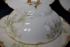 HAVILAND APPLE BLOSSOM SCH 61L- DOME & STRAINER FOR BUTTER DISH ..... https://www.jaapiesfinechinastore.com   -DOME ON SALAD PLATE-