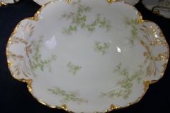 HAVILAND APPLE BLOSSOM SCH 61L- OPEN OVAL SERVING BOWL  9 7/8"   .....   https://www.jaapiesfinechinastore.com