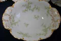 HAVILAND APPLE BLOSSOM SCH 61L- OPEN OVAL SERVING BOWL  9 7/8"   .....   http://jaapiesfinechinastore.com