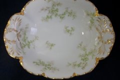 HAVILAND APPLE BLOSSOM SCH 61L- OPEN OVAL SERVING BOWL  9 7/8"   .....   http://jaapiesfinechinastore.com