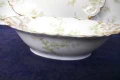 HAVILAND APPLE BLOSSOM SCH 61L- OPEN OVAL SERVING BOWL  9 7/8"   .....   https://www.jaapiesfinechinastore.com