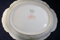 HAVILAND APPLE BLOSSOM SCH 61L- OPEN OVAL SERVING BOWL  9 7/8"   .....   https://www.jaapiesfinechinastore.com