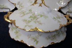 HAVILAND APPLE BLOSSOM SCH 61L-  ROUND COVERED SERVING BOWL ..... http://jaapiesfinechinastore.com