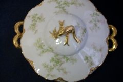 HAVILAND APPLE BLOSSOM SCH 61L-  ROUND COVERED SERVING BOWL ..... http://jaapiesfinechinastore.com