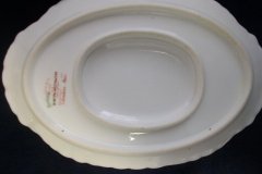 HAVILAND APPLE BLOSSOM SCH 61L-  COVERED GRAVY BOAT WITH ATTACHED UNDERPLATE ..... http://jaapiesfinechinastore.com