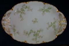 HAVILAND APPLE BLOSSOM SCH 61L- OVAL SERVING PLATTER 11 1/2" ..... http://jaapiesfinechinastore.com