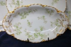 HAVILAND APPLE BLOSSOM SCH 61L- RELISH DISH  8 3/8" ..... http://jaapiesfinechinastore.com