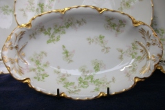 HAVILAND APPLE BLOSSOM SCH 61L- RELISH DISH  8 3/8" ..... https://www.jaapiesfinechinastore.com