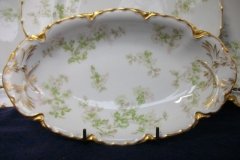 HAVILAND APPLE BLOSSOM SCH 61L- RELISH DISH  8 3/8" ..... http://jaapiesfinechinastore.com