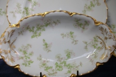 HAVILAND APPLE BLOSSOM SCH 61L- RELISH DISH  8 3/8" ..... https://www.jaapiesfinechinastore.com