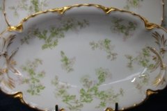 HAVILAND APPLE BLOSSOM SCH 61L- RELISH DISH  8 3/8" ..... http://jaapiesfinechinastore.com