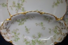 HAVILAND APPLE BLOSSOM SCH 61L- RELISH DISH  8 3/8" ..... http://jaapiesfinechinastore.com