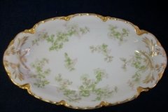 HAVILAND APPLE BLOSSOM SCH 61L- RELISH DISH  8 3/8" ..... http://jaapiesfinechinastore.com