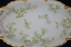HAVILAND APPLE BLOSSOM SCH 61L- RELISH DISH  8 3/8" ..... http://jaapiesfinechinastore.com