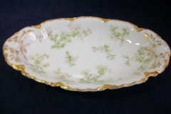 HAVILAND APPLE BLOSSOM SCH 61L- RELISH DISH  8 3/8" ..... https://www.jaapiesfinechinastore.com