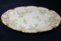 HAVILAND APPLE BLOSSOM SCH 61L- RELISH DISH  8 3/8" ..... http://jaapiesfinechinastore.com