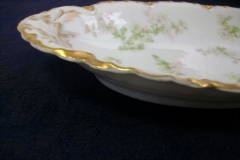 HAVILAND APPLE BLOSSOM SCH 61L- RELISH DISH  8 3/8" ..... https://www.jaapiesfinechinastore.com