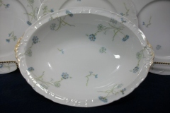 HAVILAND BLUE CORNFLOWER-  OVAL SERVING BOWL 9 7/8"  ..... https://www.jaapiesfinechinastore.com