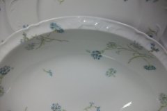 HAVILAND BLUE CORNFLOWER-  OVAL SERVING BOWL 9 7/8"  ..... http://jaapiesfinechinastore.com