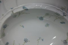 HAVILAND BLUE CORNFLOWER-  OVAL SERVING BOWL 9 7/8"  ..... http://jaapiesfinechinastore.com