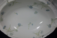 HAVILAND BLUE CORNFLOWER-  OVAL SERVING BOWL 9 7/8"  ..... https://www.jaapiesfinechinastore.com