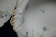 HAVILAND BLUE CORNFLOWER-  OVAL SERVING BOWL 9 7/8"  ..... https://www.jaapiesfinechinastore.com