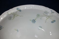 HAVILAND BLUE CORNFLOWER-  OVAL SERVING BOWL 9 7/8"  ..... http://jaapiesfinechinastore.com