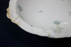 HAVILAND BLUE CORNFLOWER-  OVAL SERVING BOWL 9 7/8"  ..... http://jaapiesfinechinastore.com