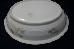 HAVILAND BLUE CORNFLOWER-  OVAL SERVING BOWL 9 7/8"  ..... http://jaapiesfinechinastore.com