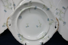 HAVILAND BLUE CORNFLOWER-  PLATE FOR COVERED BUTTER DISH ..... https://www.jaapiesfinechinastore.com