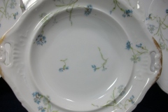 HAVILAND BLUE CORNFLOWER-  PLATE FOR COVERED BUTTER DISH ..... https://www.jaapiesfinechinastore.com