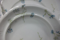 HAVILAND BLUE CORNFLOWER-  PLATE FOR COVERED BUTTER DISH ..... https://www.jaapiesfinechinastore.com