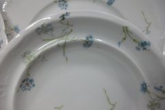 HAVILAND BLUE CORNFLOWER-  PLATE FOR COVERED BUTTER DISH ..... http://jaapiesfinechinastore.com