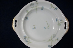 HAVILAND BLUE CORNFLOWER-  PLATE FOR COVERED BUTTER DISH ..... https://www.jaapiesfinechinastore.com