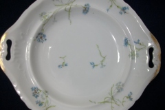 HAVILAND BLUE CORNFLOWER-  PLATE FOR COVERED BUTTER DISH ..... https://www.jaapiesfinechinastore.com