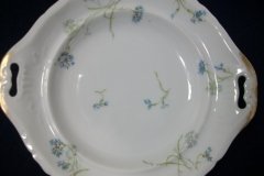 HAVILAND BLUE CORNFLOWER-  PLATE FOR COVERED BUTTER DISH ..... http://jaapiesfinechinastore.com