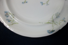 HAVILAND BLUE CORNFLOWER-  PLATE FOR COVERED BUTTER DISH ..... https://www.jaapiesfinechinastore.com