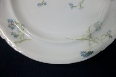 HAVILAND BLUE CORNFLOWER-  PLATE FOR COVERED BUTTER DISH ..... http://jaapiesfinechinastore.com