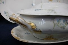 HAVILAND BLUE CORNFLOWER- COVERED SERVING BOWL #1 ..... http://jaapiesfinechinastore.com