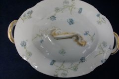 HAVILAND BLUE CORNFLOWER- COVERED SERVING BOWL #1 ..... http://jaapiesfinechinastore.com
