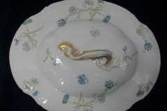 HAVILAND BLUE CORNFLOWER- COVERED SERVING BOWL #1 ..... http://jaapiesfinechinastore.com