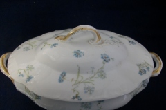 HAVILAND BLUE CORNFLOWER- COVERED SERVING BOWL #1 ..... https://www.jaapiesfinechinastore.com