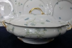 HAVILAND BLUE CORNFLOWER- COVERED SERVING BOWL #2 ..... http://jaapiesfinechinastore.com