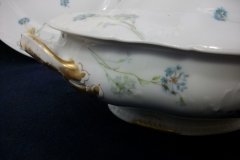 HAVILAND BLUE CORNFLOWER- COVERED SERVING BOWL #2 ..... http://jaapiesfinechinastore.com