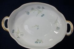 HAVILAND BLUE CORNFLOWER- COVERED SERVING BOWL #2 ..... http://jaapiesfinechinastore.com