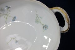 HAVILAND BLUE CORNFLOWER- COVERED SERVING BOWL #2 ..... http://jaapiesfinechinastore.com