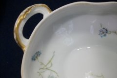 HAVILAND BLUE CORNFLOWER- COVERED SERVING BOWL #2 ..... http://jaapiesfinechinastore.com