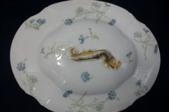 HAVILAND BLUE CORNFLOWER- COVERED SERVING BOWL #2 ..... http://jaapiesfinechinastore.com